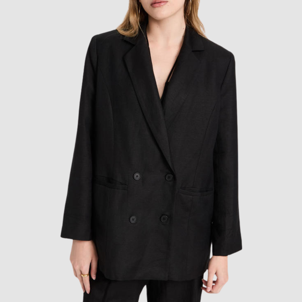 Rento musta oversize-bleiseri